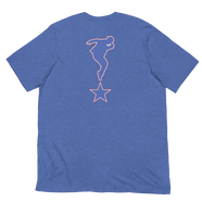 Philly T-Shirt - Heather True Royal Back