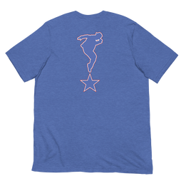 Philly T-Shirt - Heather True Royal Back